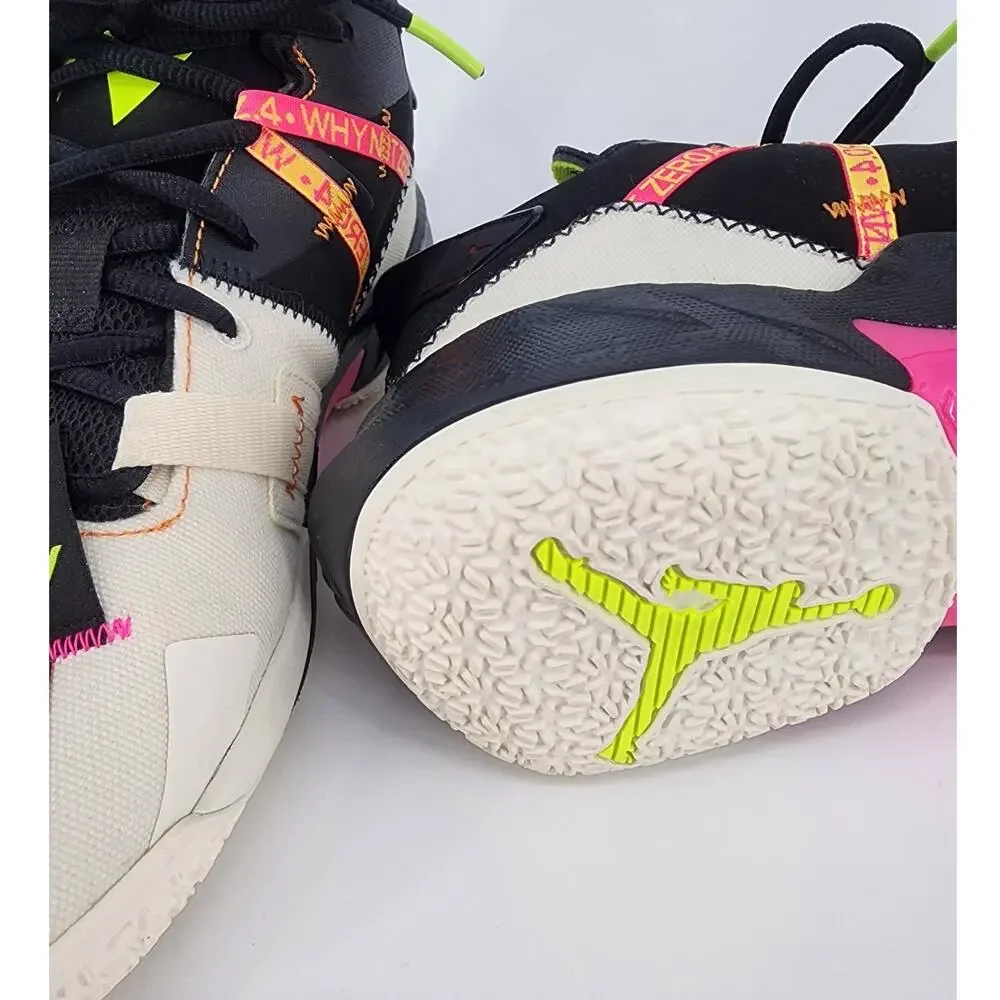 Jordan Why Not Zer0.4 Basketball Shoe Pale Ivory/Black/Orange Men’s 9.5
